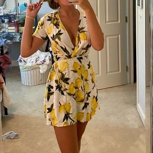 Lemon Print Lulu’s Sundress!
